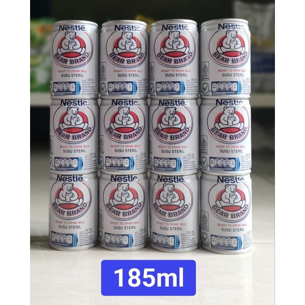 

NESTLE BEAR BRAND 185ML DAPAT 3 PCS
