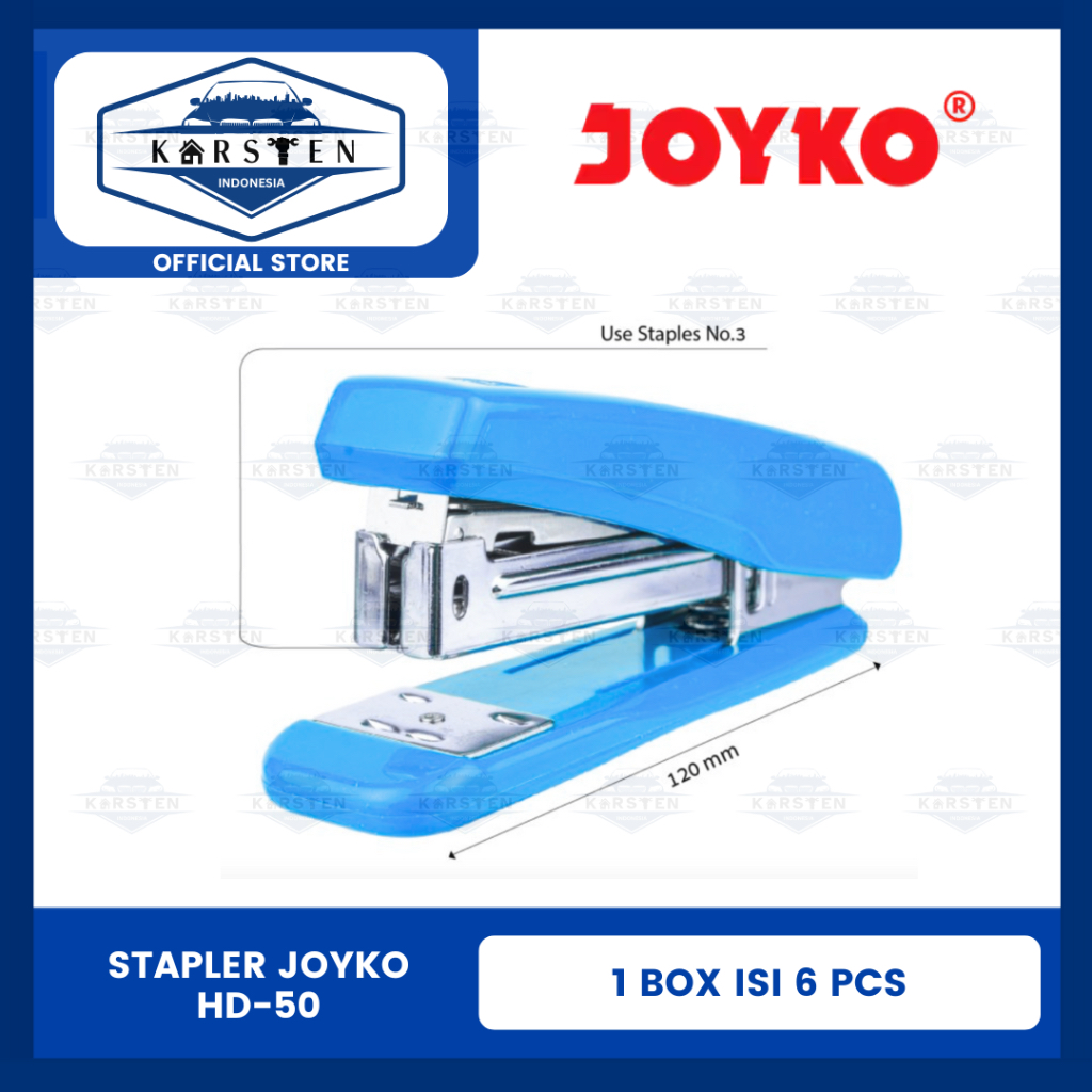 

Stapler | Joyko HD-50 (1 Box Isi 6 warna)