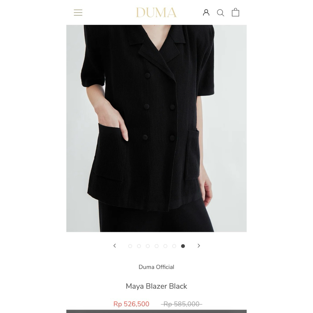 Duma Maya Blazer Black