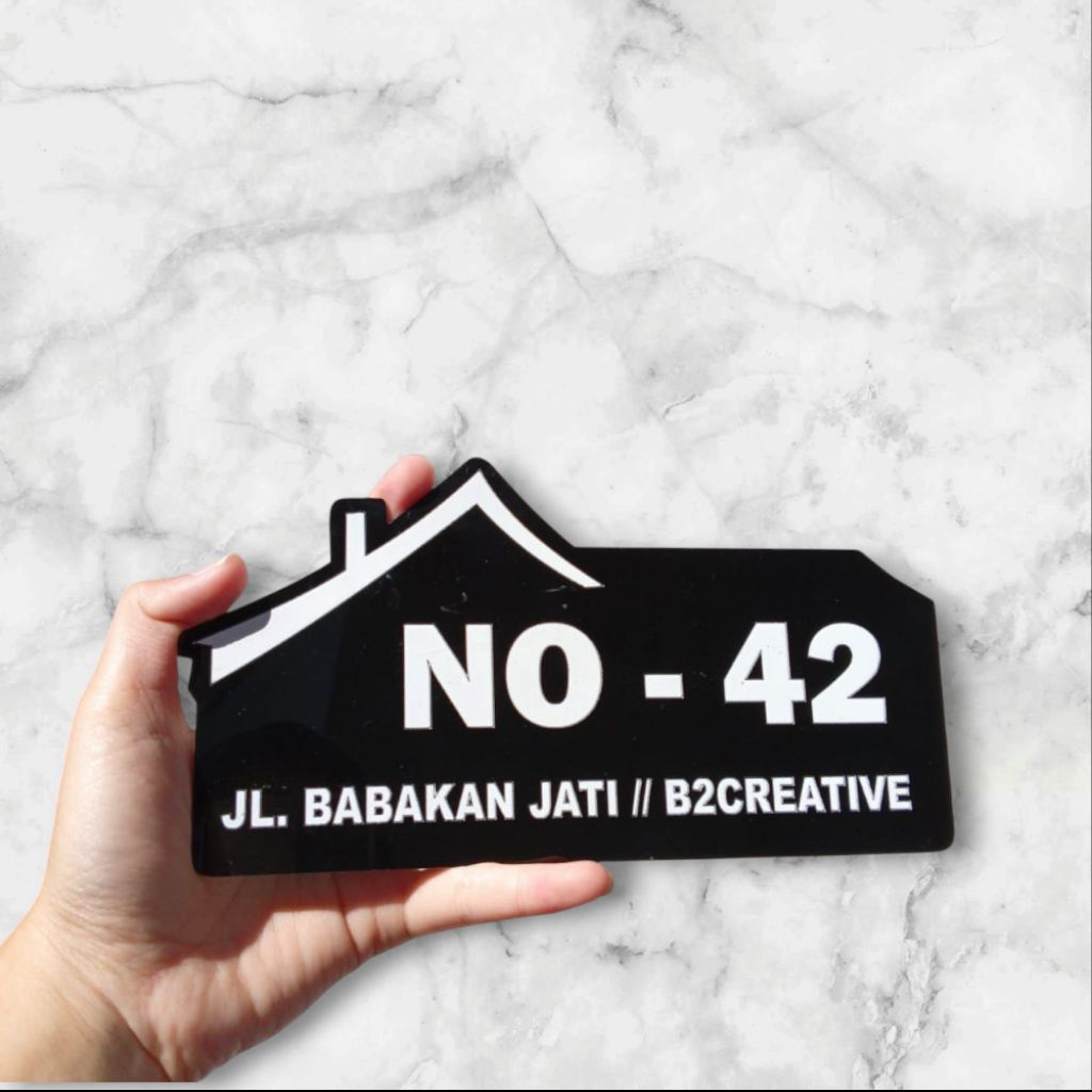 nomor rumah | nomor rumah akrilik | nomor rumah akrilik keren