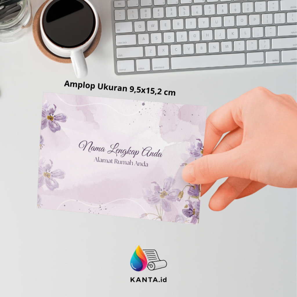 

Amplop Kondangan Custom Tema Floral I Isi 25 Pcs