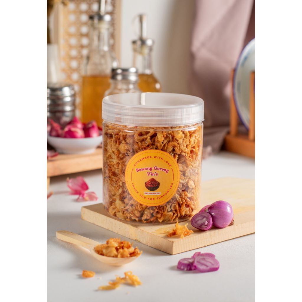 

Bawang Merah Goreng Homemade Asli Tawangmangu 100% tanpa campuran 165gr–Tanpa Pengawet