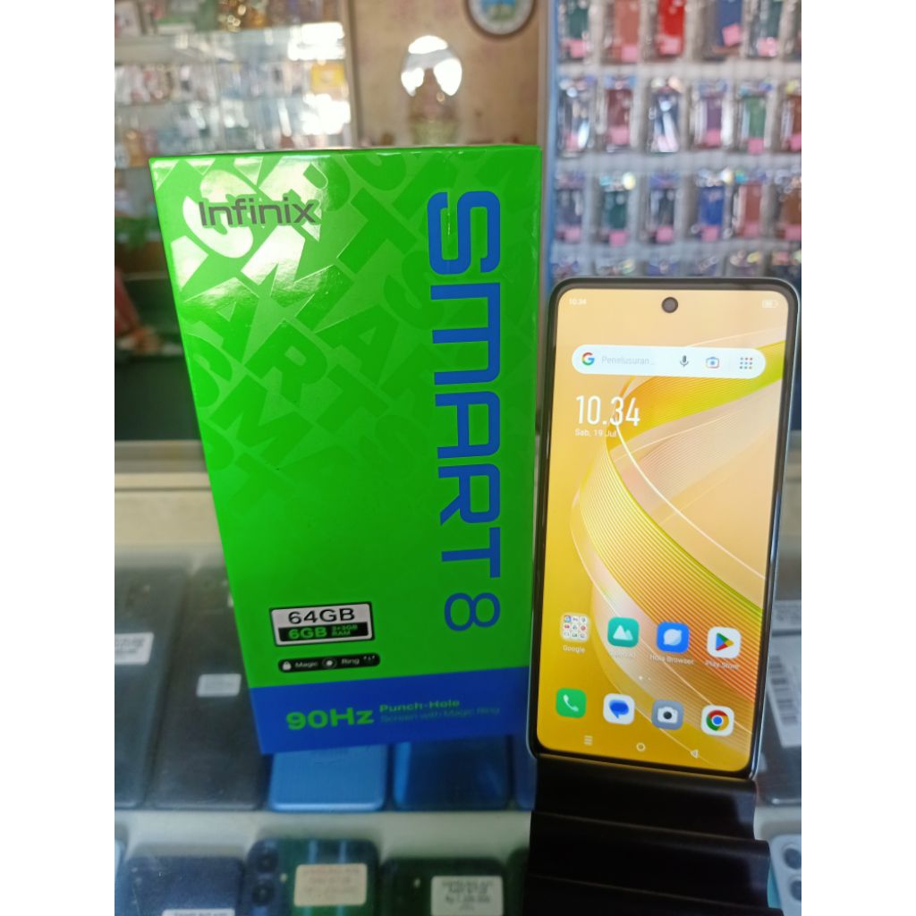 HP SECOND MURAH BERGARANSI INFINIX SMART 8 RAM 3+1/64