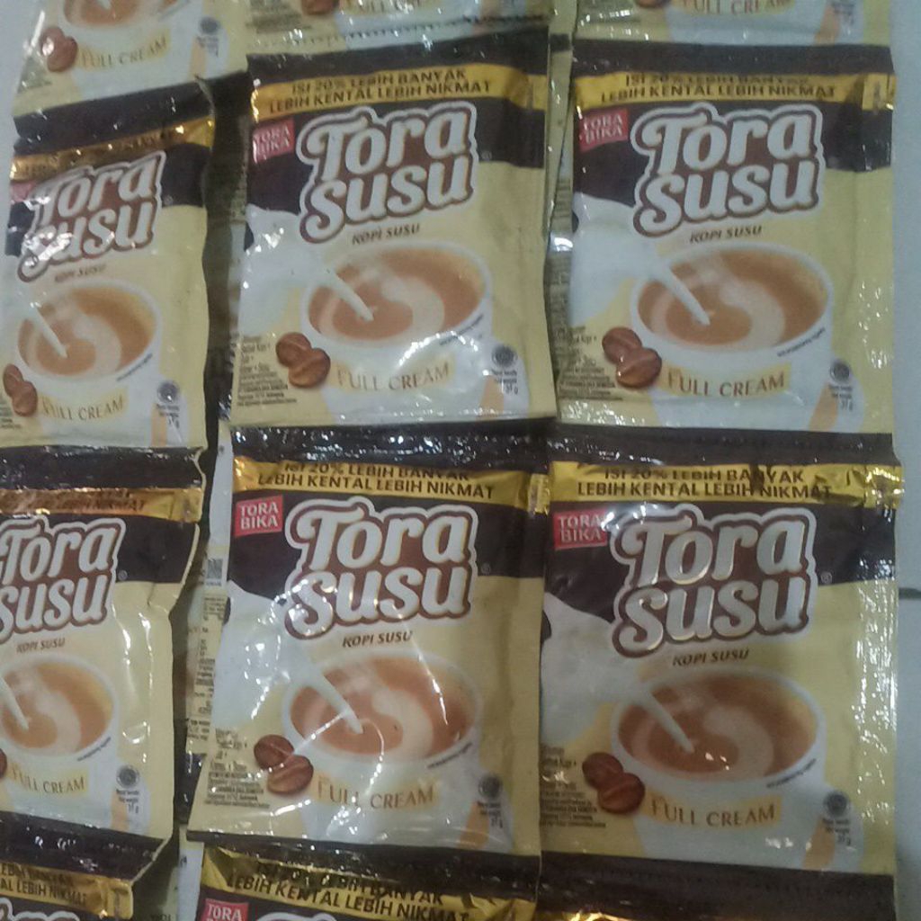

coffee tra bika tora susu perenceng isi 10 saset