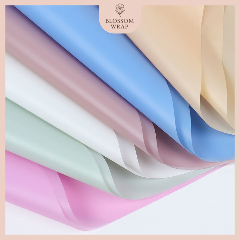 

Flower Wrapping Paper Varian Polos Full Color Kertas Buket Bunga Cellophane Florist KB01