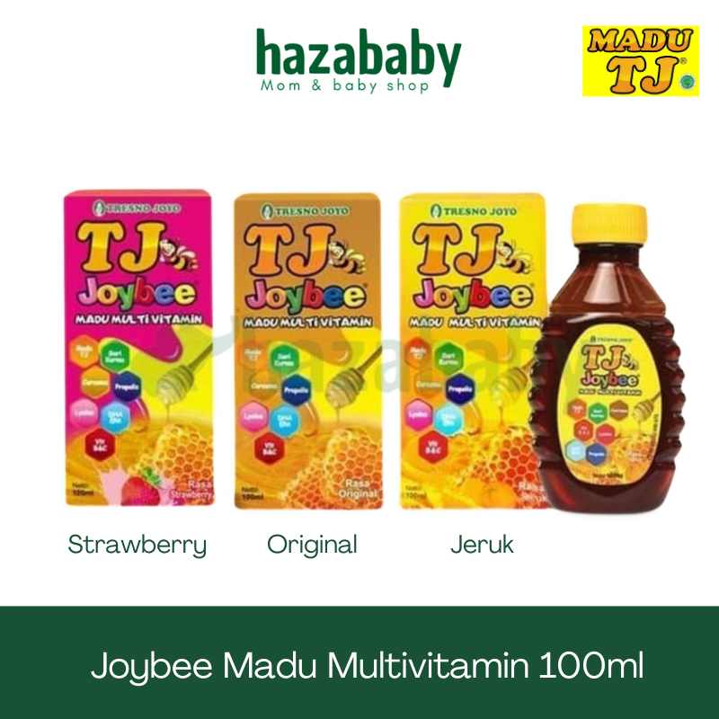 

MADU TJ JOYBEE MADU MULTIVITAMIN ORIGINAL STRAWBERY JERUK 100ML