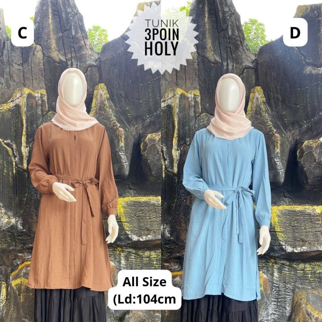 BLOUSE TUNIK 3 POINT [HOLY] ORIGINAL