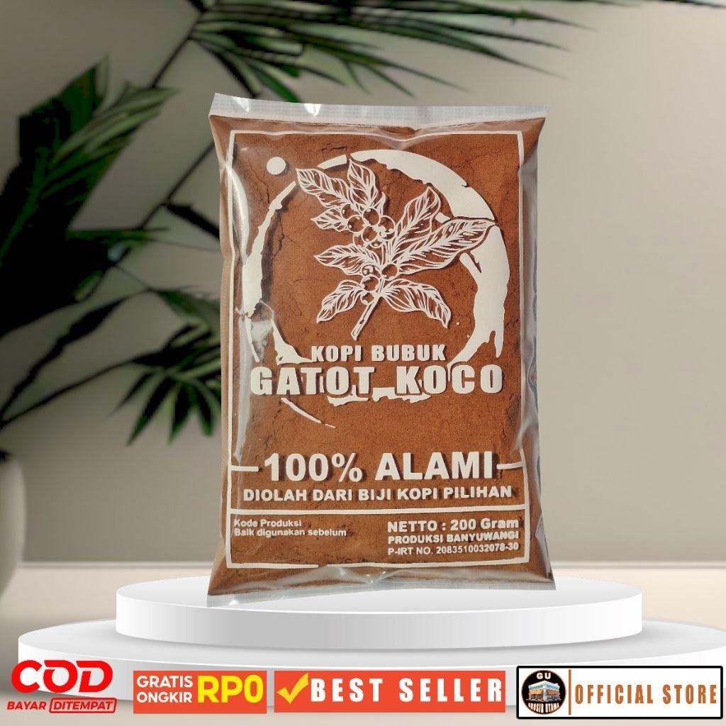 

KOPI BUBUK GATOTKOCO / KOPI KHAS BANYUWANGI 200g / KOPI BUBUK ISTIMEWA/ KOPI GIRAS / KOPI NDESO