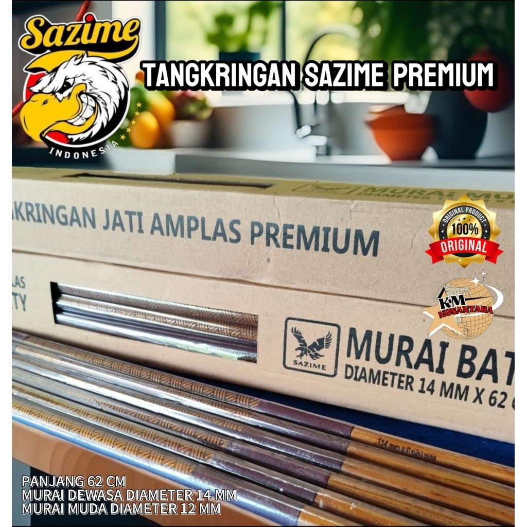 Tangkringan jati amplas Sazime premium murai batu muda dan dewasa