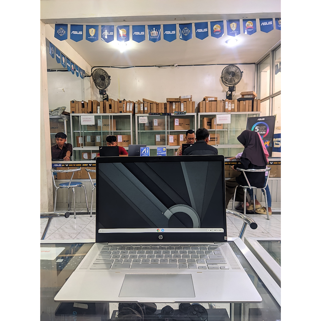 Laptop Murah Hp Chromebook C640-Core i5-10310U-Sd 64 Gb+Sd 128 Gb