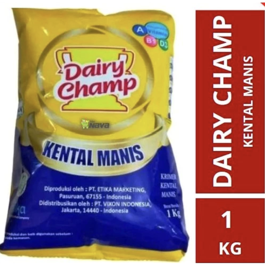 Susu Krimer Kental Manis Dairy Champ 1Kg Malaysia