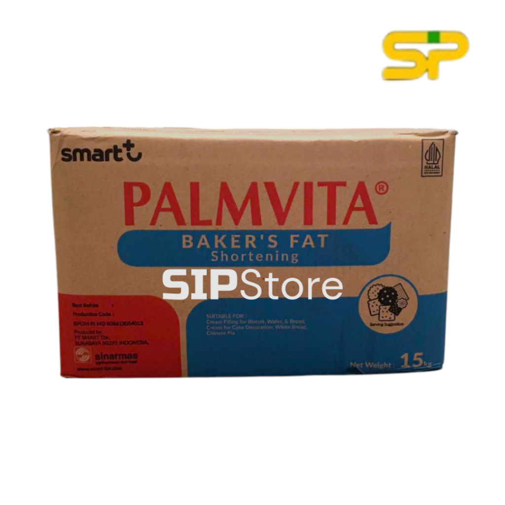 

Palmvita Baker's Fat Shortening @15kg / Palmvita Shortening / Palmvita Mentega Putih 15 kg