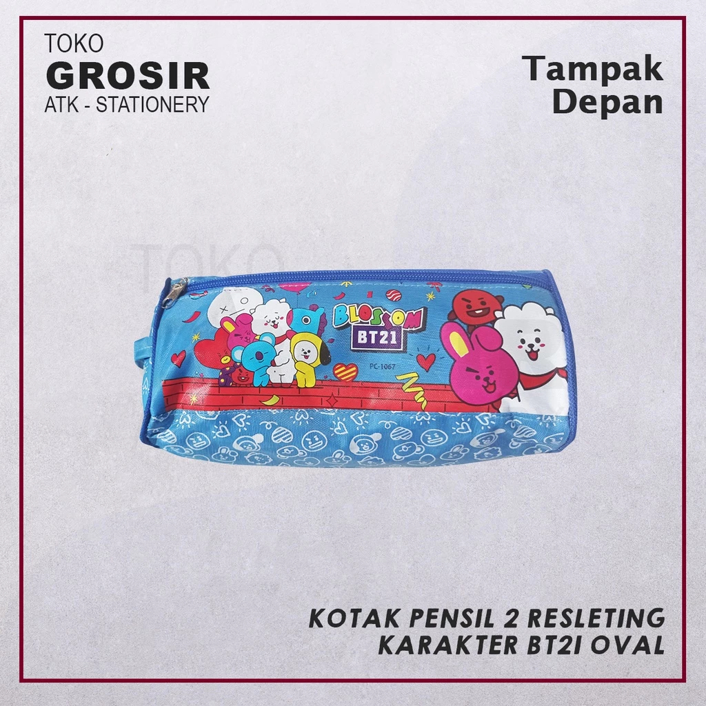 

KOTAK PENSIL 2 RESLETING BT21 / TEPAK PENSIL / TEMPAT ALAT TULIS BT21 PC1067 BAHAN TEBAL 2