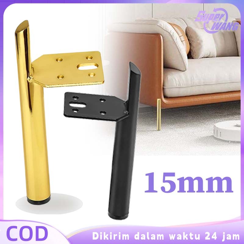 15cm Kaki Sofa Emas Kaki Kursi Besi Minimalis Kaki Meja Kaki Kursi Sofa Kaki Furniture