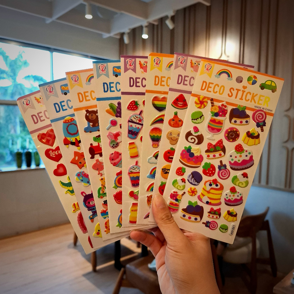 

[LXE] Gambar Tempel Sticker Timbul Stiker Anak Edisi Hati Love Heart