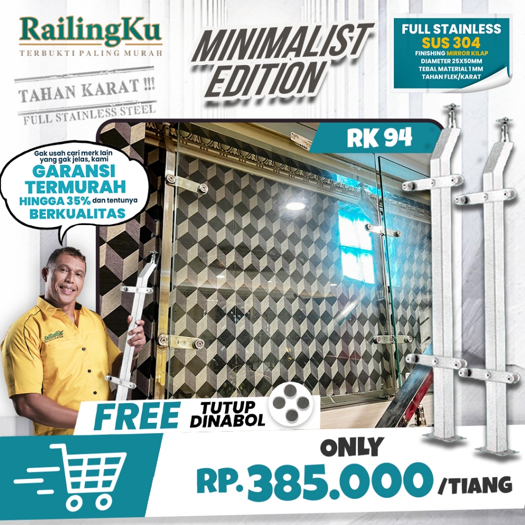 Harga Railing Tangga Stainles Terbaru Feb 2026 | BigGo Indonesia