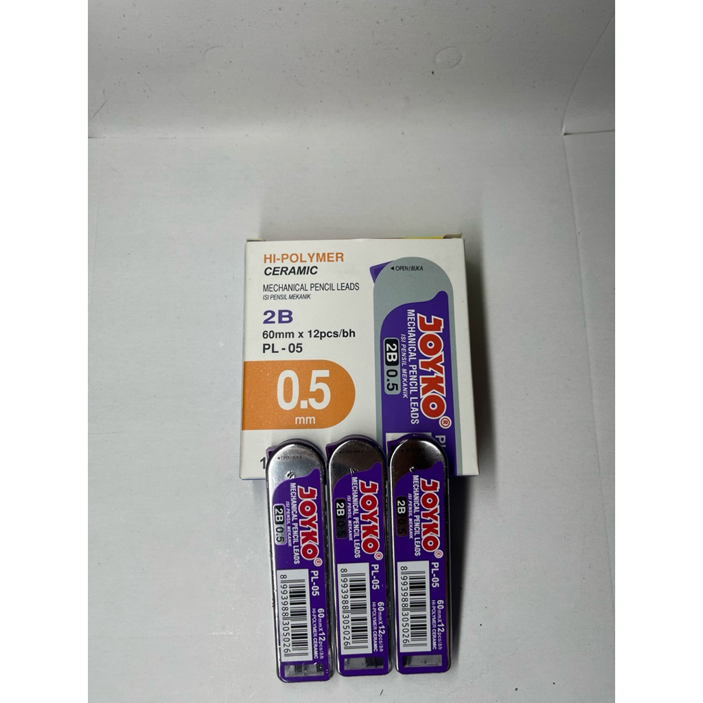 

Pensil Lead / Isi pensil 2B Joyko PL-05 / PL05 0,5mm ( 1 PCS )