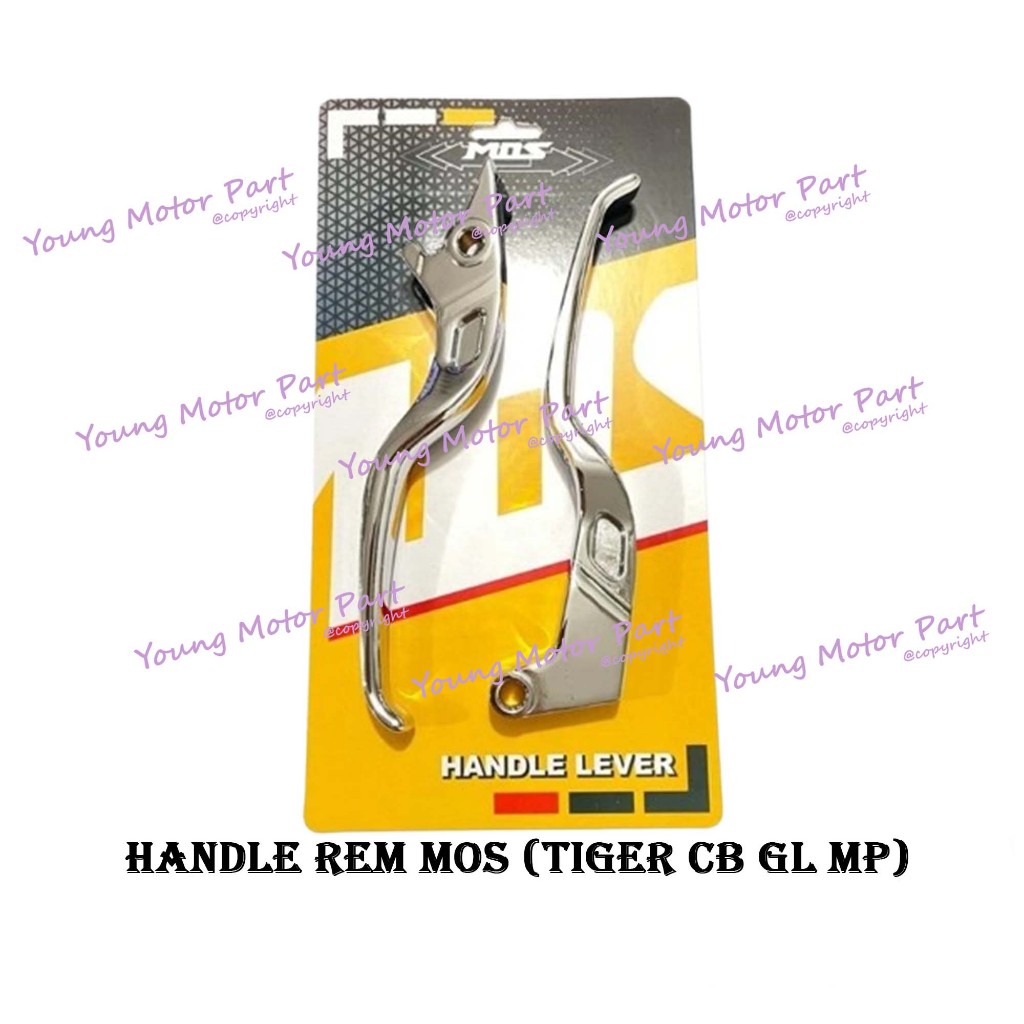 Handle Rem Mos Chrome Handle Kopling Mos PNP Tiger CB MP GL