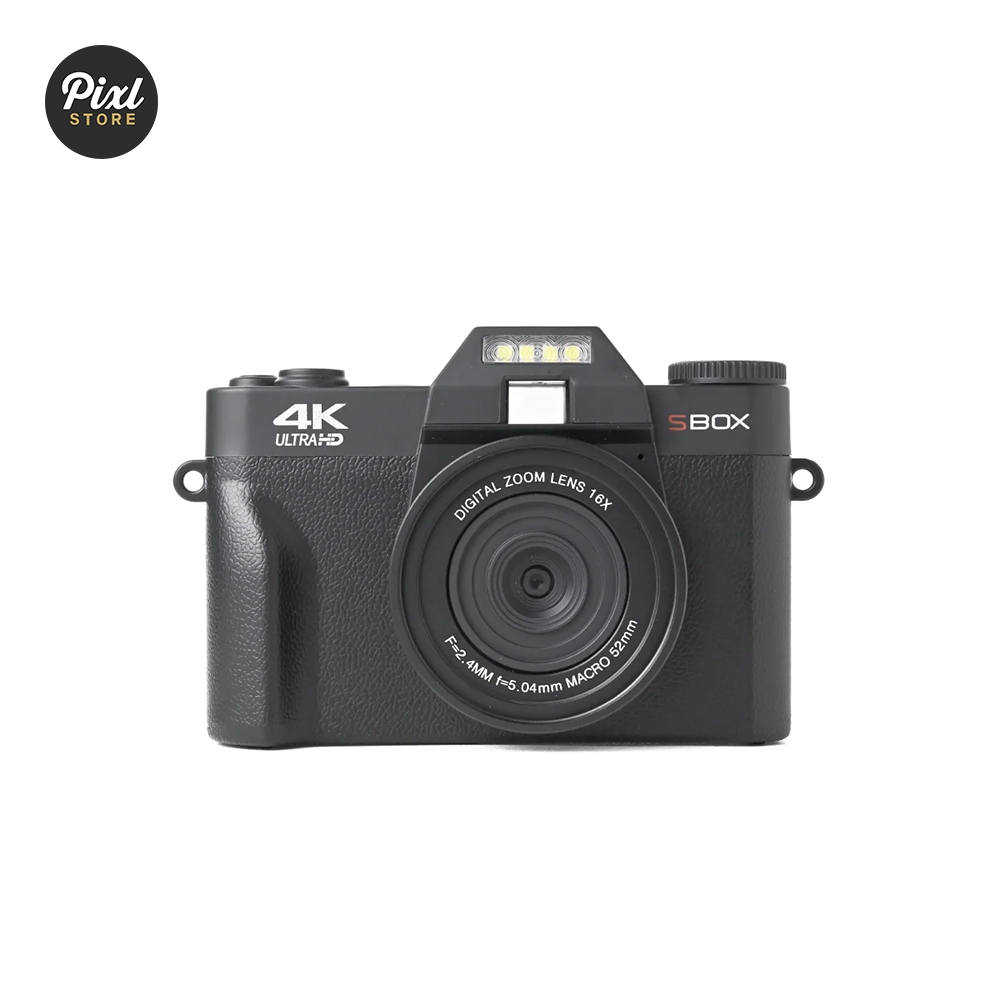 SBOX Digital Camera M8 4K Ultra HD Macro Lens