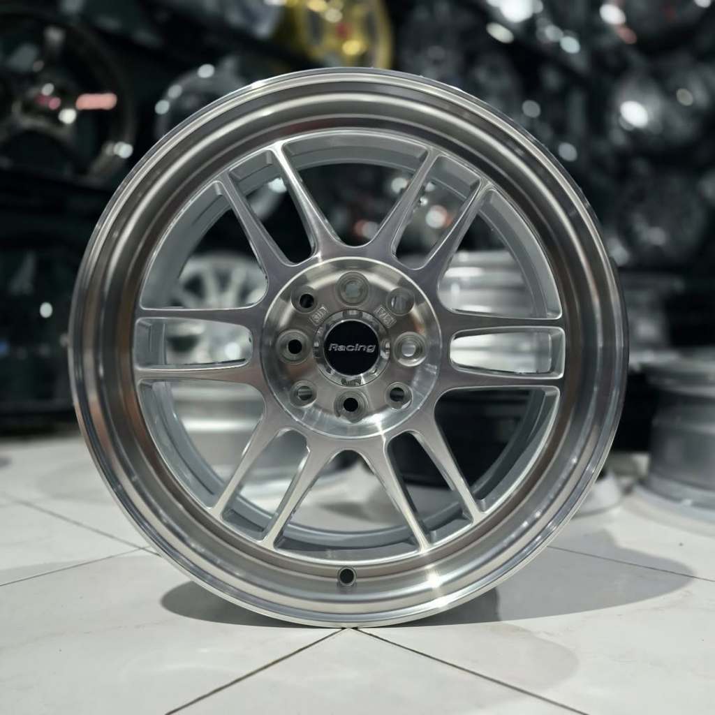 Velg Enkei Rpf1 Brand New Ring 16 Pcd 4x100 4x114 Lebar 7 Et 42 Warna Silver Polish Machine Kondisi 