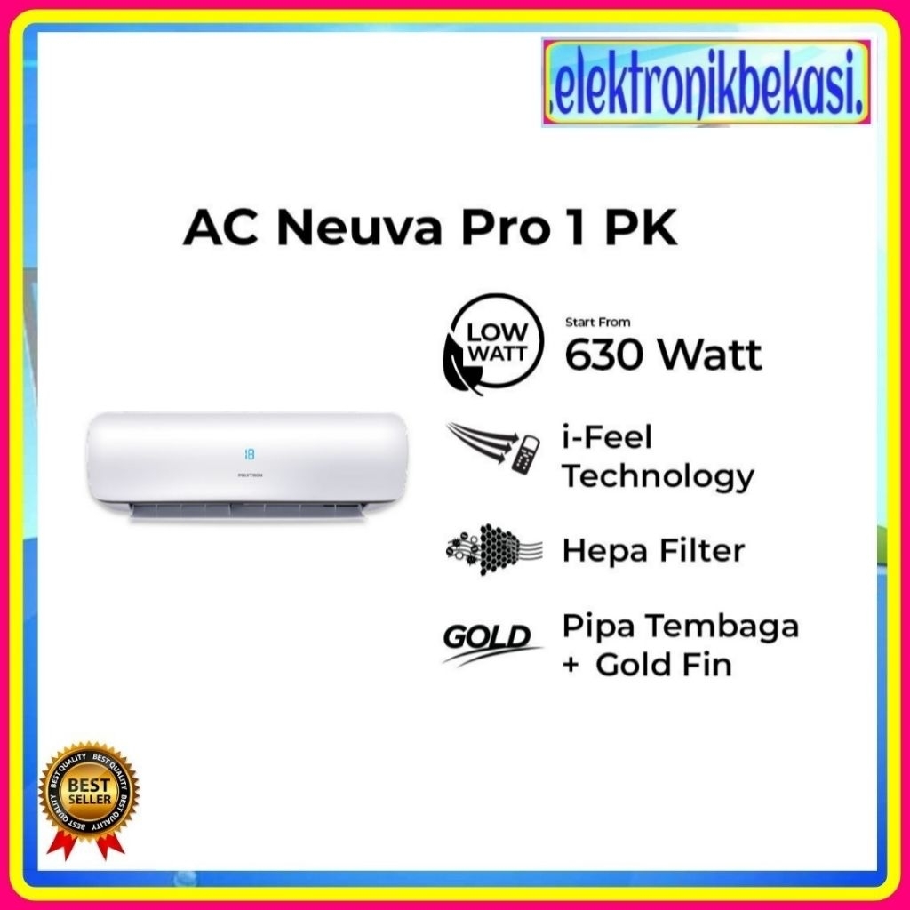 AC STANDAR POLYTRON PAC 09 VZI / AC POLYTRON 1 PK NEUVA PRO / POLYTRON PAC-09VZI AC 1 PK