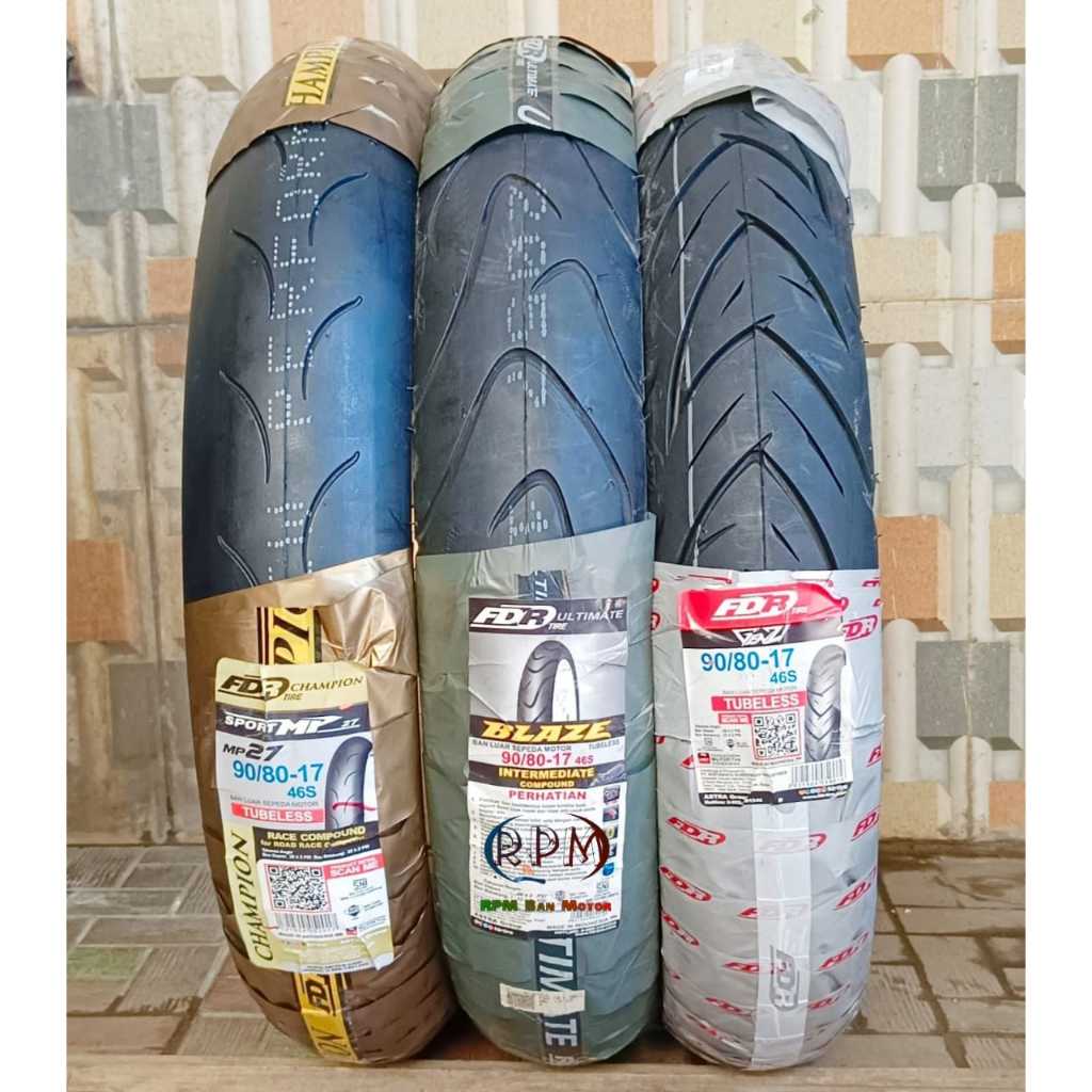 Ban FDR 90/80-17 Ban bebek Ban montor Ban tubeles Ban motor Ban r17