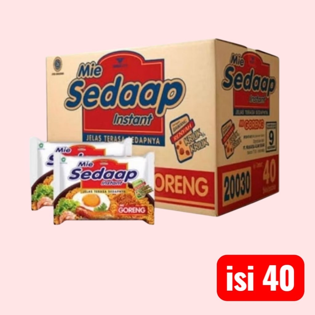 

1 Dus Mie Sedaap Goreng isi 40