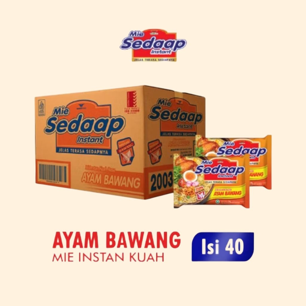 

1 Dus Mie Sedaap Ayam Bawang isi 40