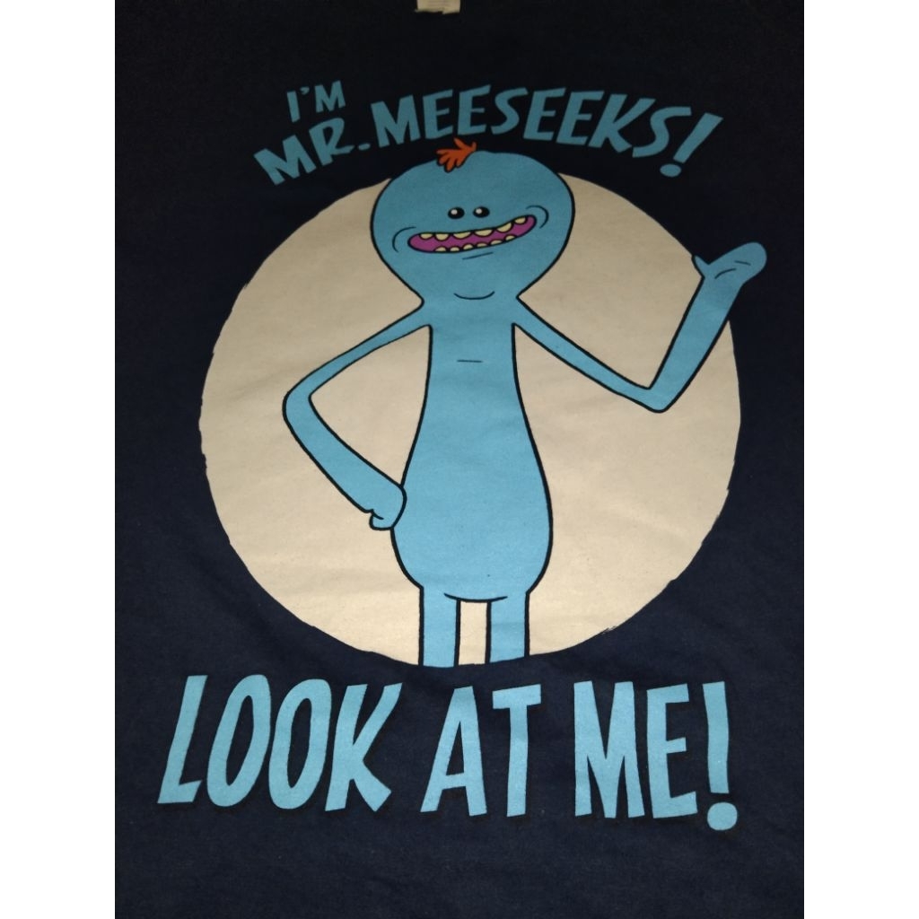 kaos second art kartun lucu dan langka size XL