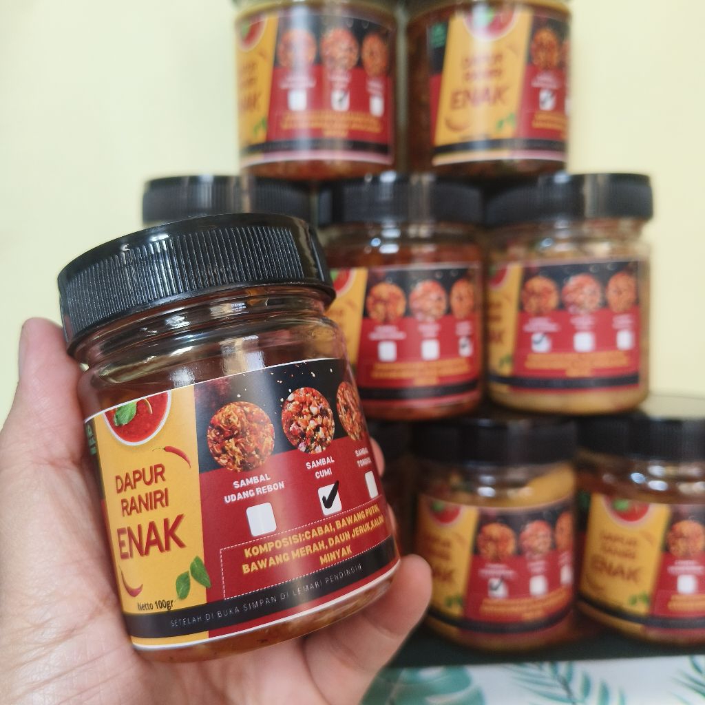 

SAMBAL UDANG REBON/SAMBAL CUMI/SAMBAL TONGKOL 100GR BUMBU REMPAH ALAMI