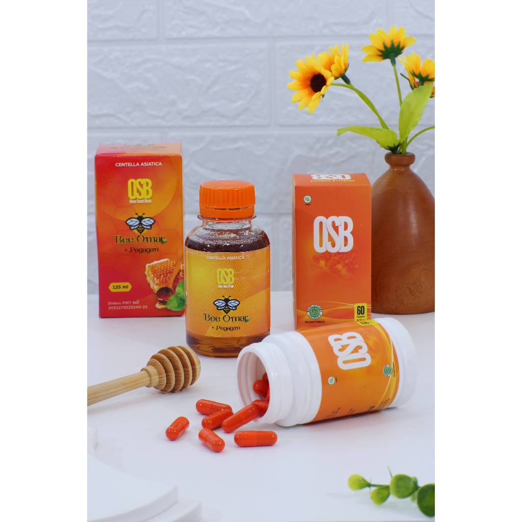 Vitamin Otak Anak Cerdas Daya Ingat Suplemen Nutrisi Pintar Paling Bagus OSB Original Asli 100% Herb