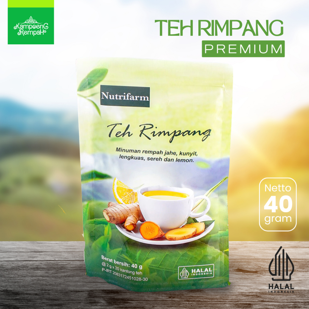 

Teh Rimpang Premium Nutrifarm 40G