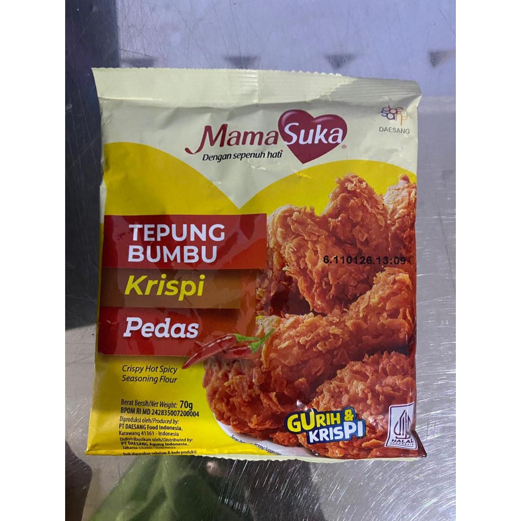 

Mamasuka Tepung Bumbu Krispy Pedas