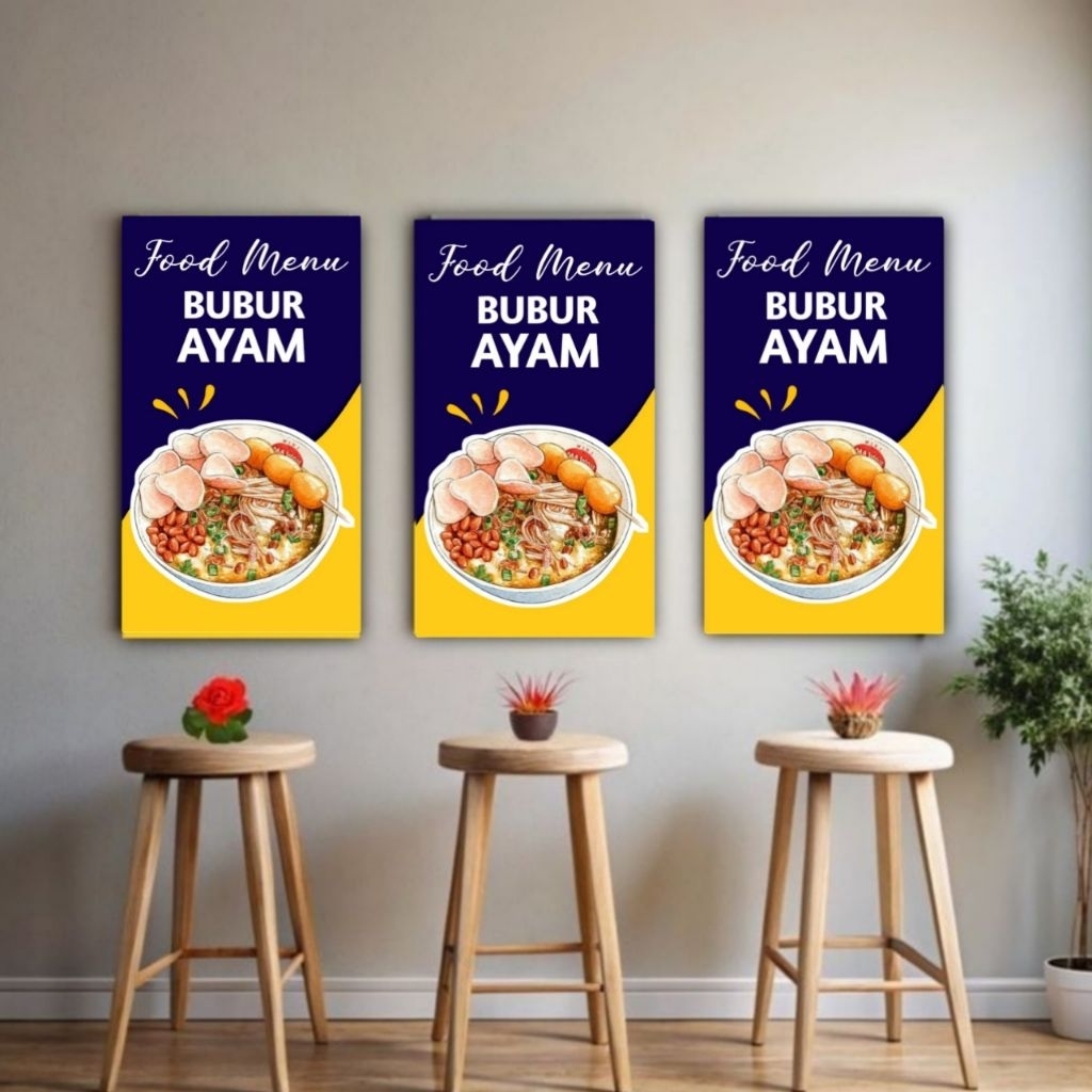 

Bubur Ayam Pajangan Dinding dan Gerobak Aksesoris Jualan