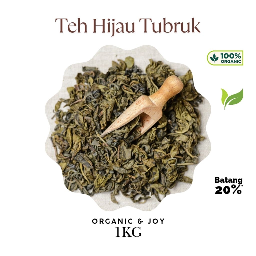 

1kg Teh Hijau Tubruk /Green Tea Local