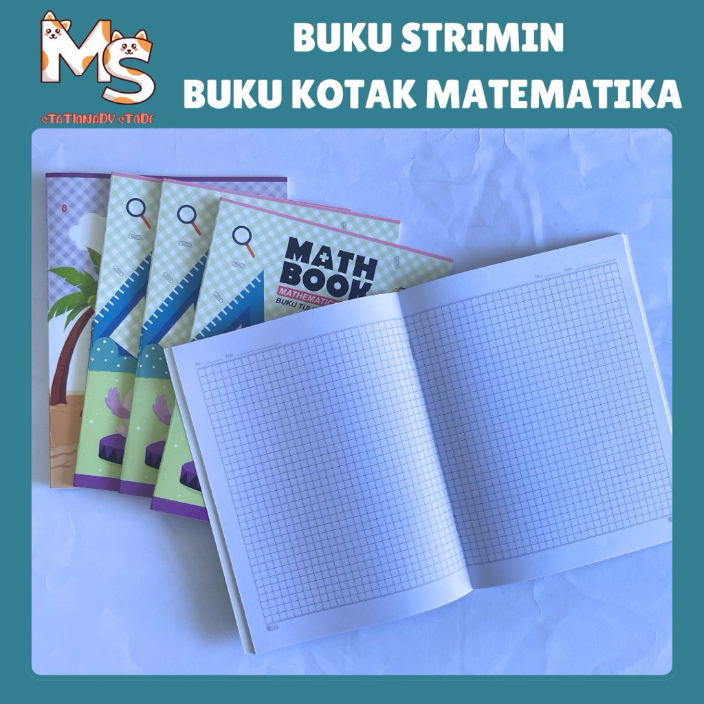 

[1 PCS] BUKU STRIMIN KOTAK KECIL MATEMATIKA 5mm ISI 38 LEMBAR