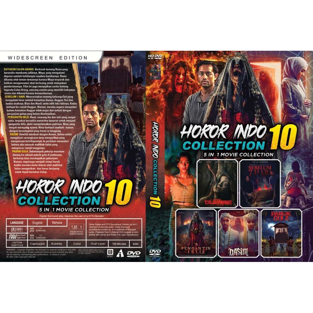 Kaset Koleksi Film Horror Indo 10 2025  Terbaru
