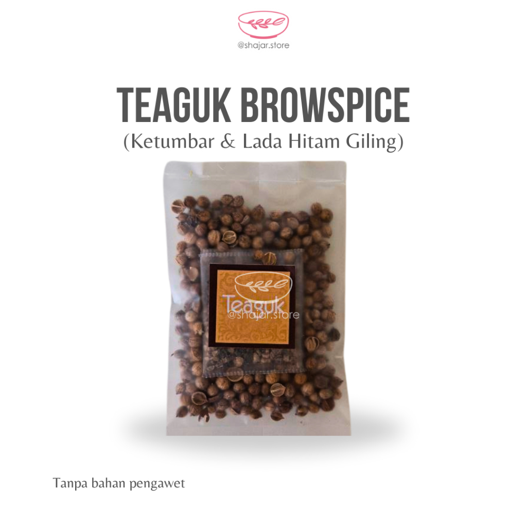 

Teaguk Browspice | Ketumbar Lada Hitam | Asam Urat | Kolesterol Resep JSR Seduhan Rempah Alami