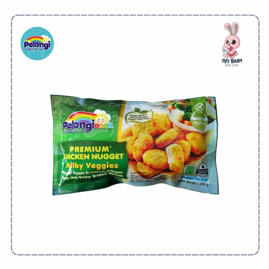 

Pelangi Anak Meal Chicken Nugget Milky Vegie 12+