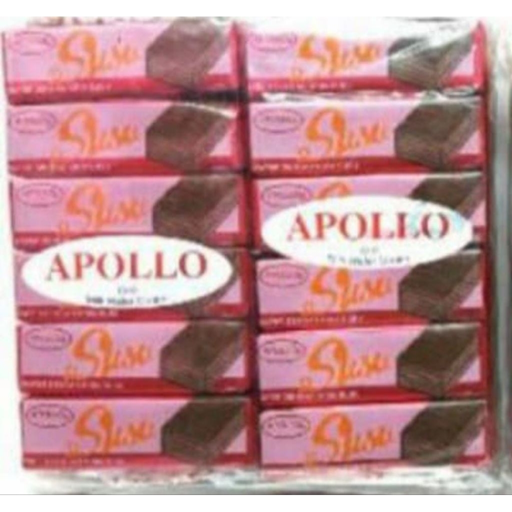 

wafer apollo merah coklat & susu