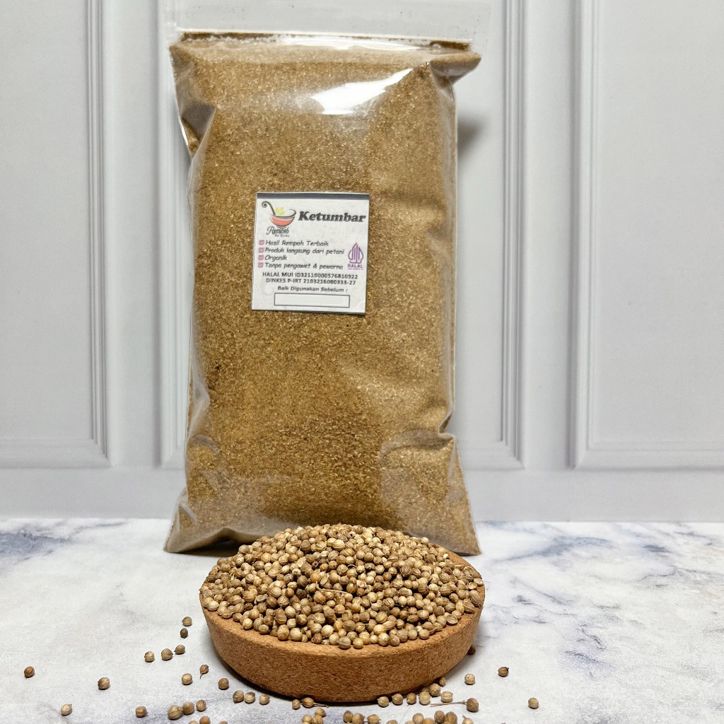 

Biji Ketumbar Bubuk - Berat 1Kg - Rempah Bu Risma