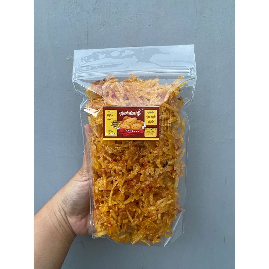 

KERINTANG | KERING KENTANG DAPUR BU INAH HOMEMADE (200 GR)