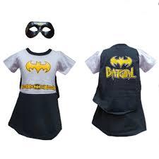 setelan baju kostum anak perempuan betgirl/ dress superhero/ kostum batgirl/anak cewek superhero