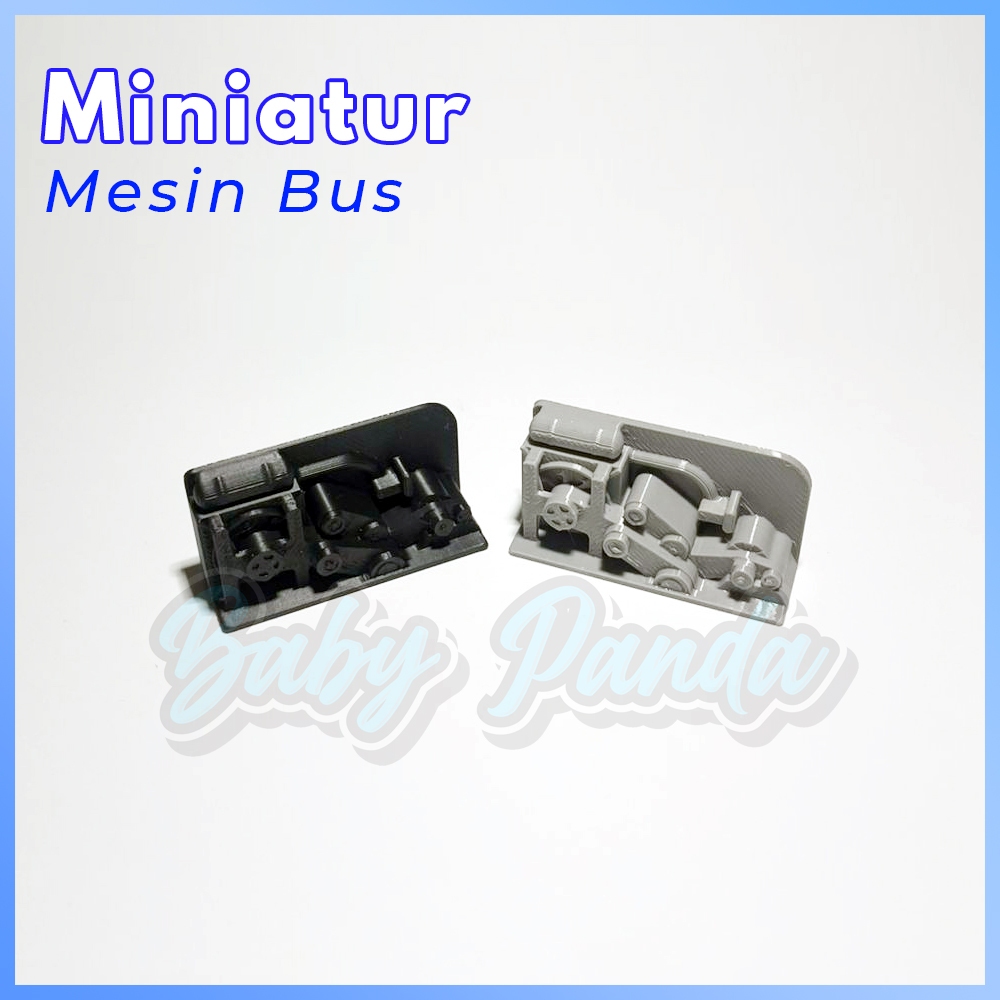Miniatur Mesin Bus Skala 1:35