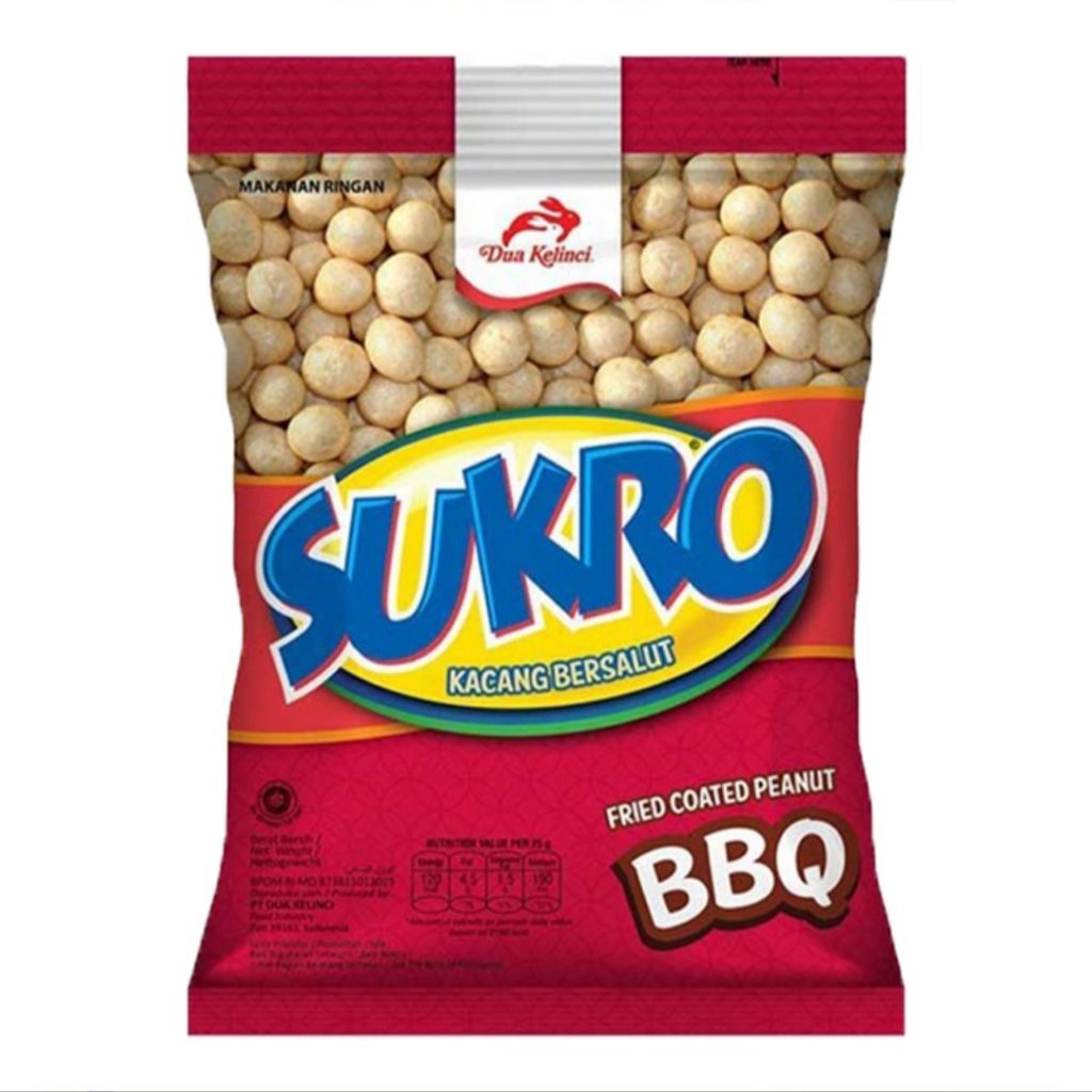 

Dua Kelinci Sukro Kacang Atom Barbeque 95 gr
