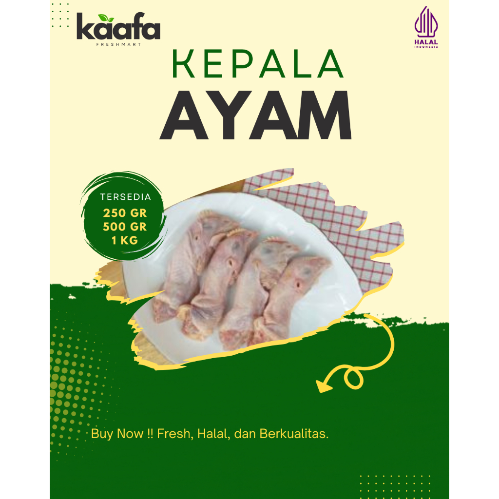 

Kepala Ayam Segar – Bersih & Siap Masak | Kaafa Freshmart Bandung