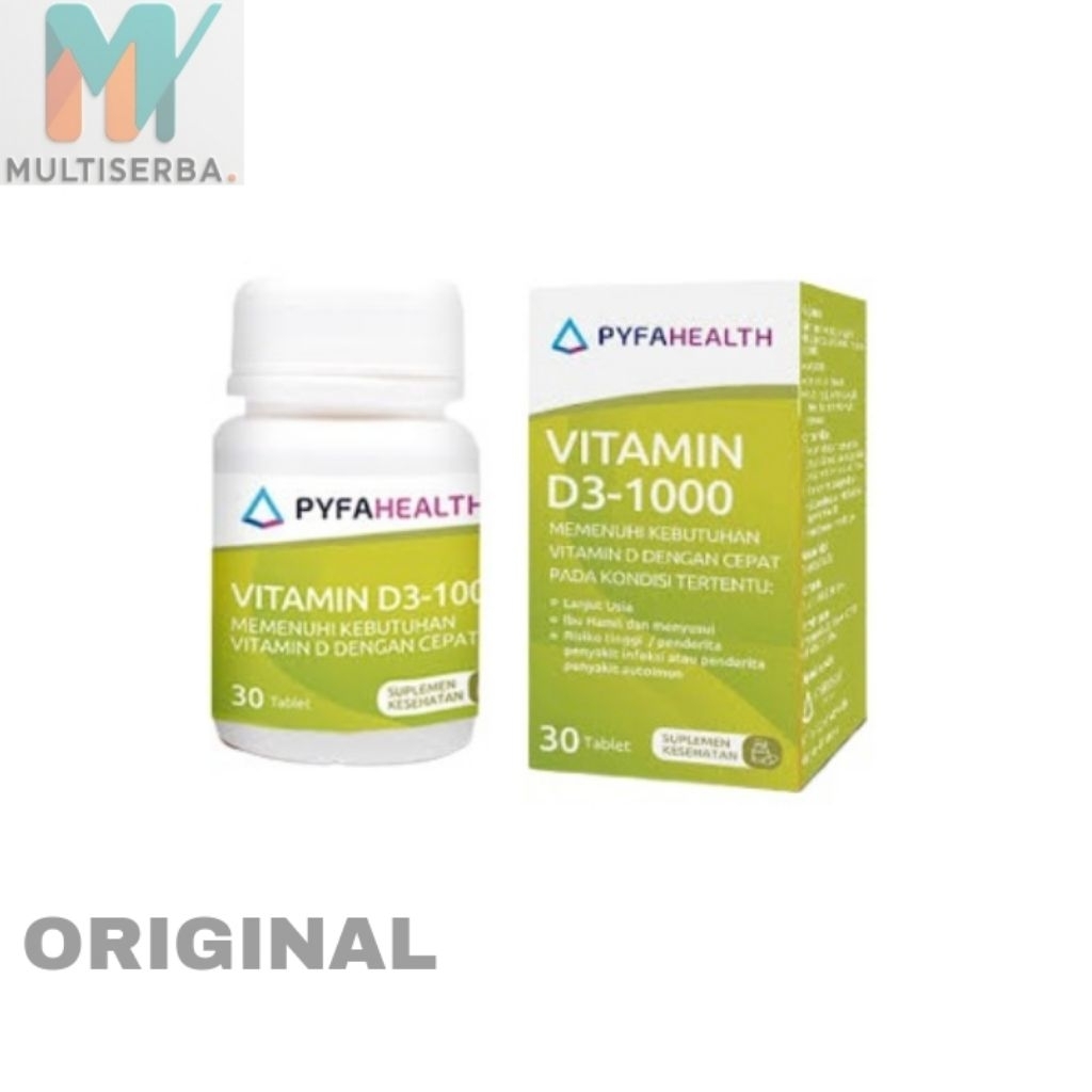 Vitamin D3-100 PyfaHealth 30 Tablet