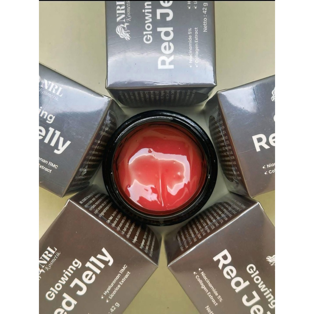 RED JELLY GLOWING NRL KOSMETIK BPOM