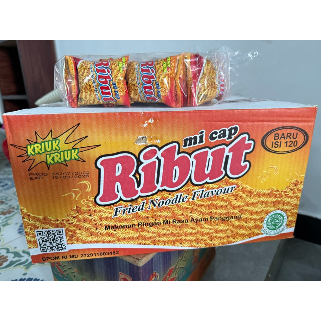 

Snack Mie Ribut Ciki mie murah renceng20pcs dijual lagi/hampers