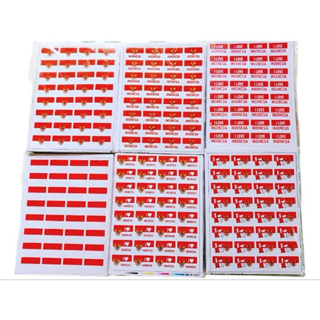 

stiker pipi merah putih
